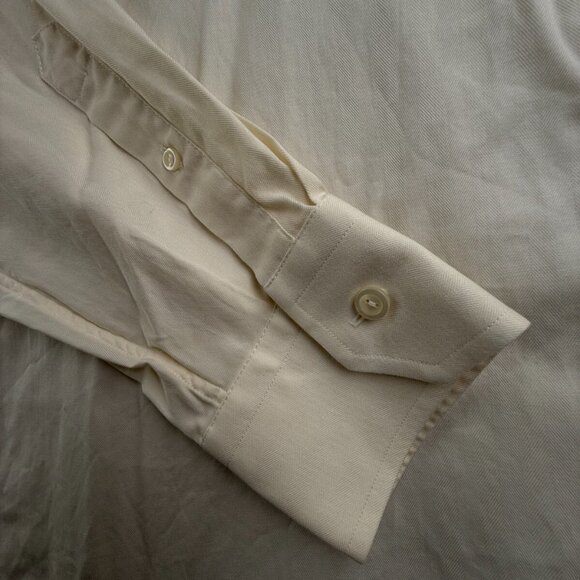 Eton Classic 17.5 Yellow Button Up Shirt Long Sleeve Men Cotton Sweden Designer - Picture 12 of 16